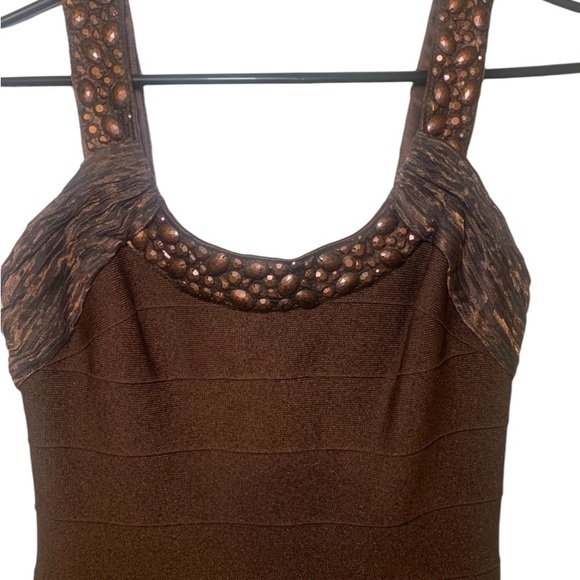 CARMEN MARC VALVO EVENING BODYCON DRESS - Picture 2 of 6